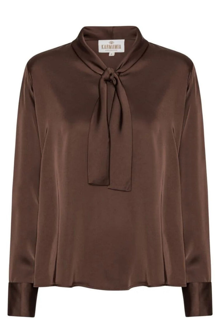 Karmamia - Audrey Blouse 2235 - Semi Rich Brown