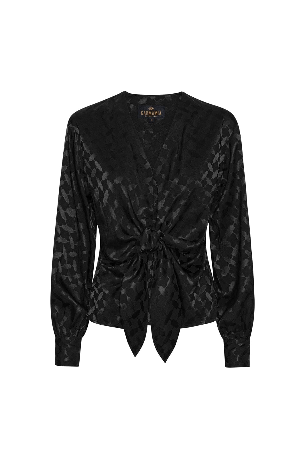 Karmamia - Blair Blouse 2590 - Black Keffiyeh