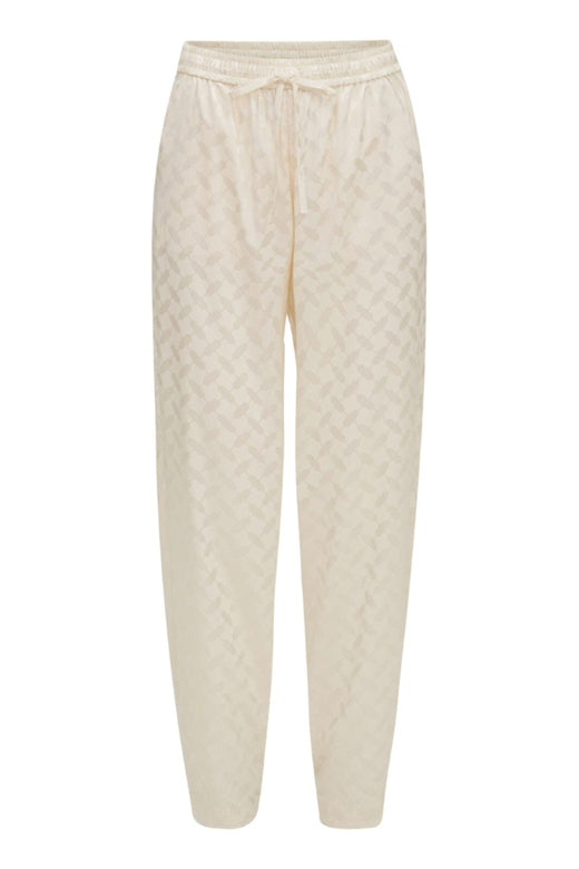 Karmamia - Cora Pants - Ivory Keffiyeh Jacquard Bukser 