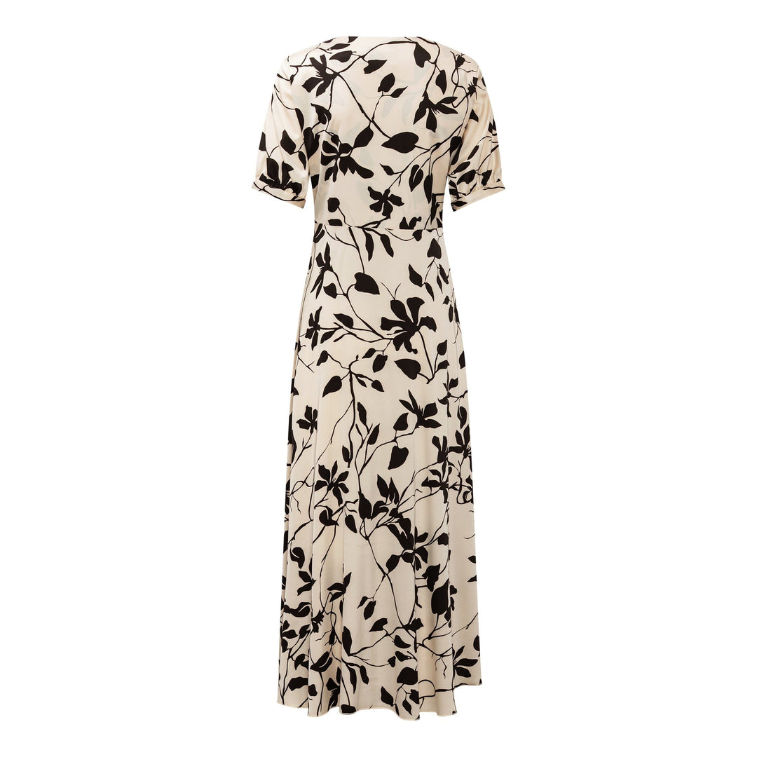 Karmamia - Faye Dress 2351 - Mono Floral Kjoler 