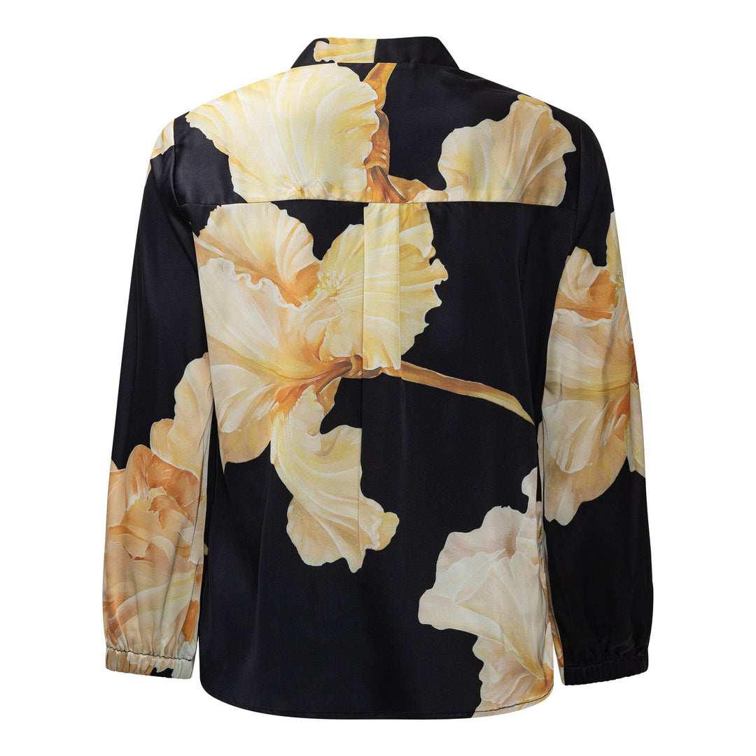 Karmamia - Jody Blouse 2348 - Gold Maxi Flower Bluser 