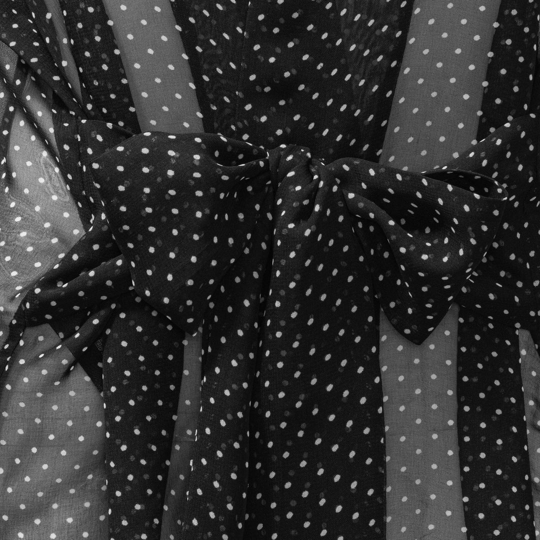 Karmamia - Lola Wrap Blouse 2343 - Petit Dot (Limited) Bluser 