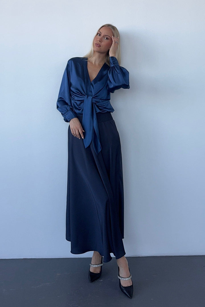 Karmamia - Savannah Skirt - Midnight Blue Nederdele 