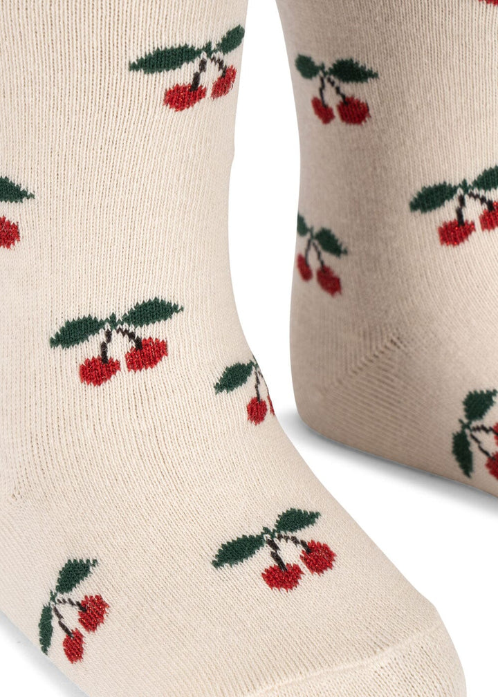 Konges Sløjd - 2 Pack Cherry Dot Tights Ks105831 - Cherry Mix