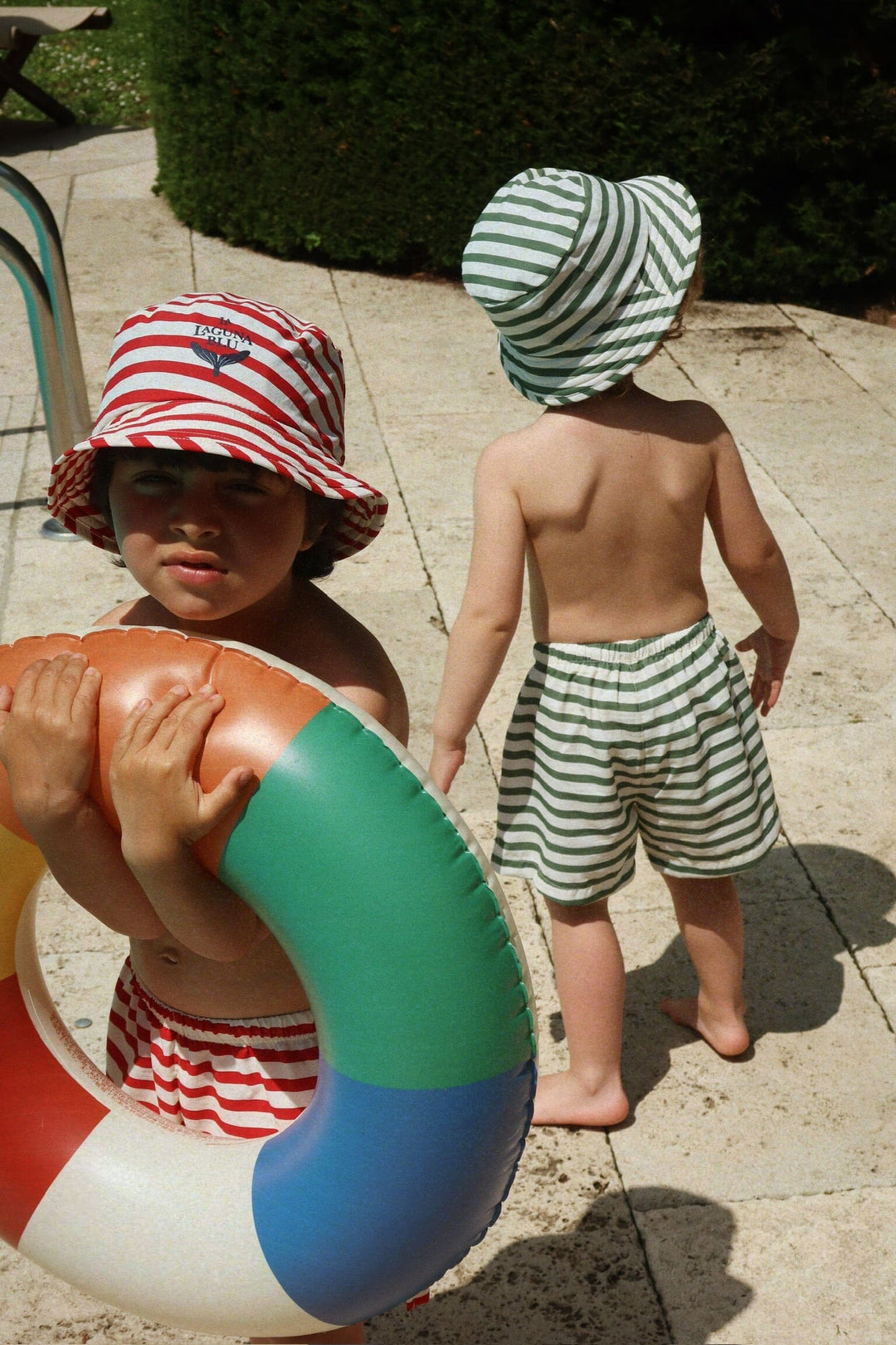 Konges Sløjd - Asnou Bucket Hat Grs Ks104637 - Stripe Verti Hatte 