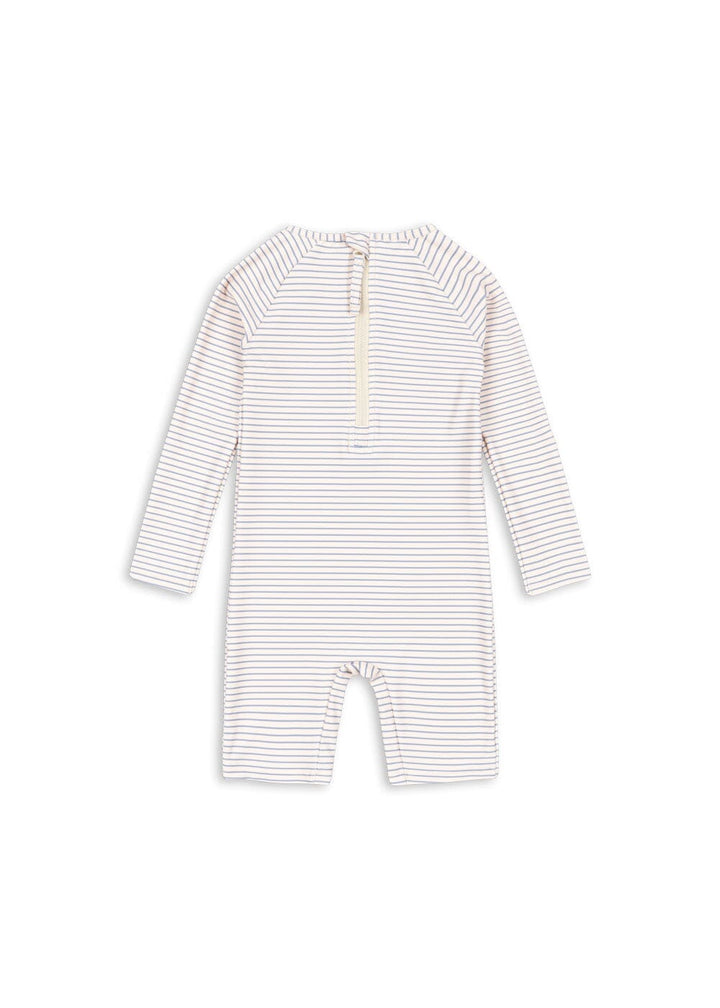 Konges Sløjd - Aster Onesie Grs Ks104642 - Stripe Bluie Bodystockings 