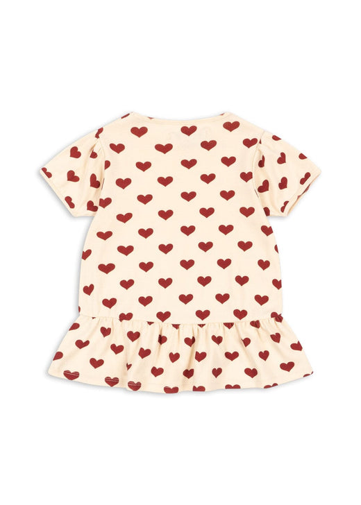 Konges Sløjd - Basic Frill Tee Gots Ks105657 - Amour Rouge
