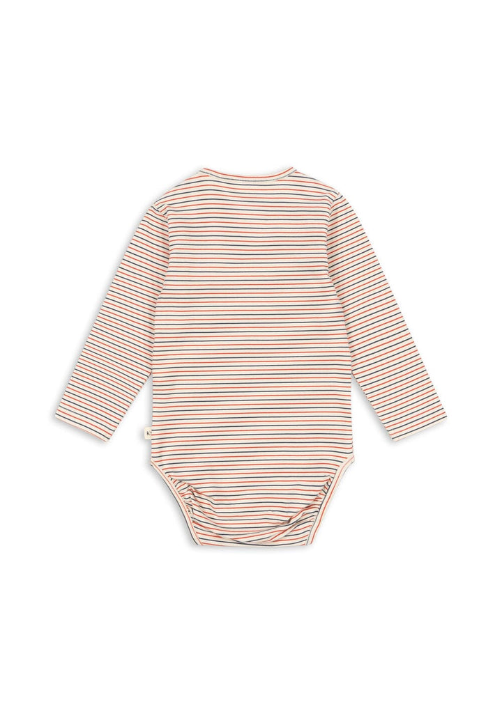Konges Sløjd - Basic Ls Body Gots Ks104673 - Stripe Tricolore Petit Bodystockings 