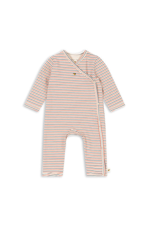 Konges Sløjd - Basic Newborn Onesie Gots Ks104675 - Stripe Tricolore Petit Bodystockings 