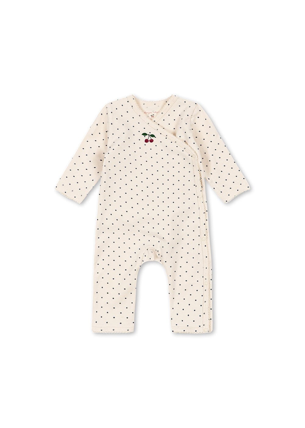 Konges Sløjd - Basic Newborn Onesie Gots Ks105898 - Blue Dot