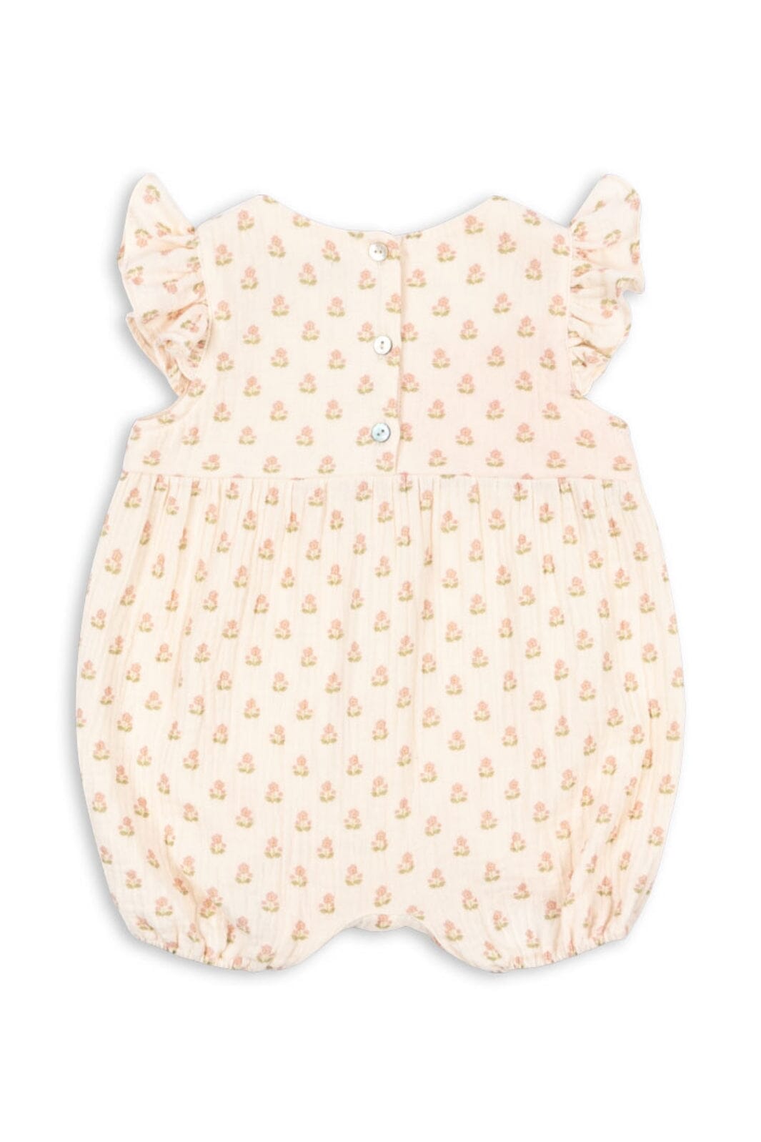 Konges Sløjd - Coco Frill Romper Gots Ks104741 - Carta Rosa