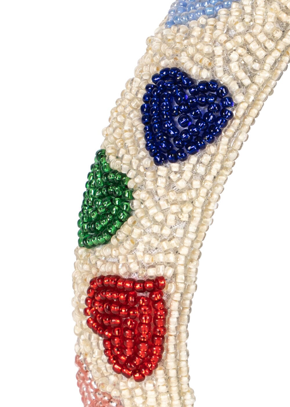 Konges Sløjd - Coeur Beaded Hairbrace Ks105950 - Coeur Coloré