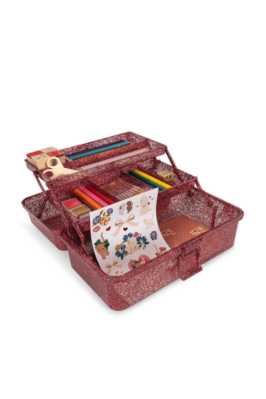 Konges Sløjd - Creative Art Caddy Ks105960 - Glitter Rose