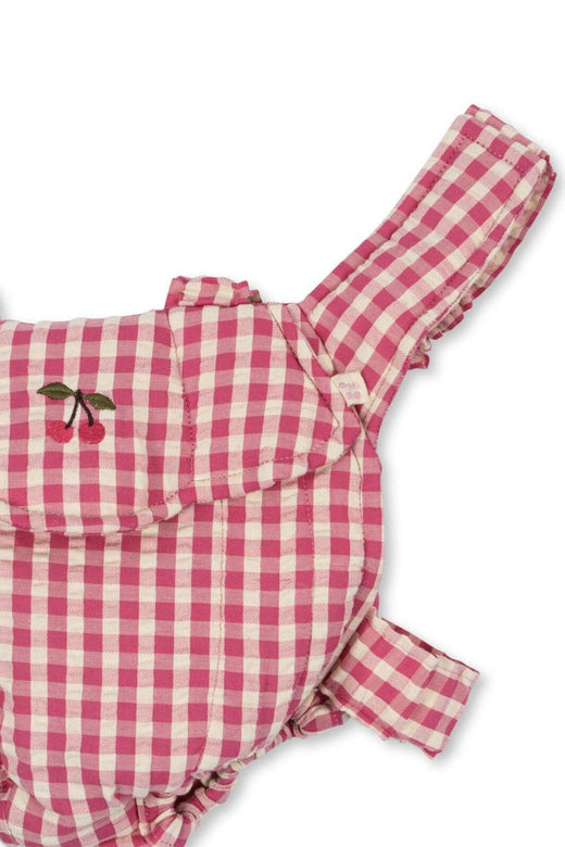 Konges Sløjd - Doll Carrier Ks103108 - Bubblegum Check