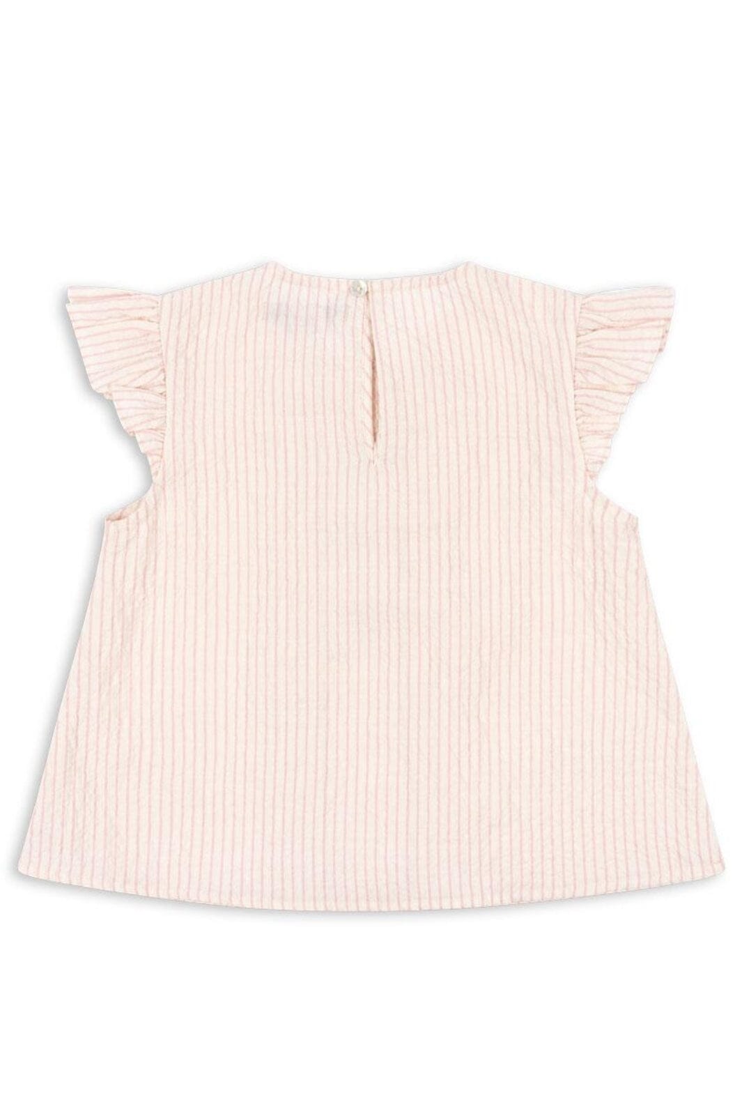 Konges Sløjd - Ellie Frill Top Gots Ks103070 - Peony Stripe