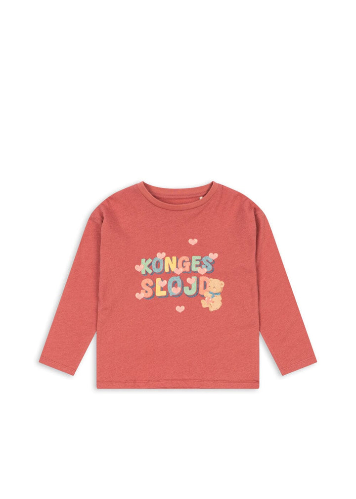 Konges Sløjd - Era Ls Tee Ocs Ks105986 - Faded Rose