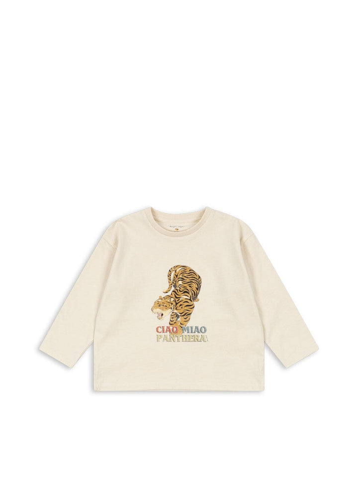 Konges Sløjd - Fili Box Fit Tee Gots Ks106018 - Almond Milk