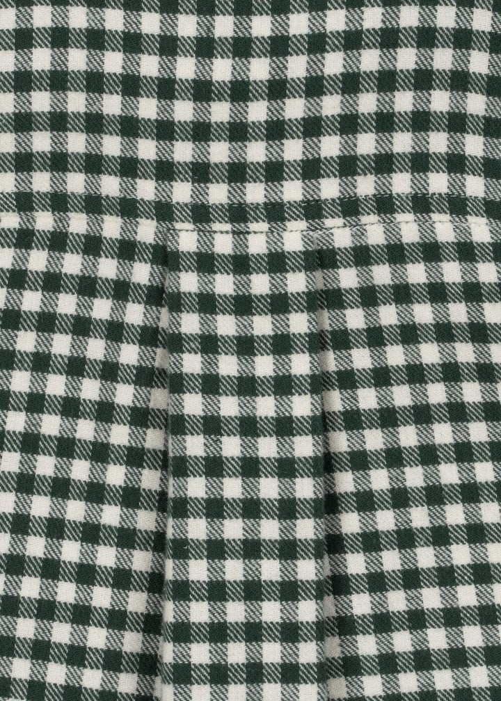 Konges Sløjd - Foret Ls Shirt Gots Ks104194 - Green Check Skjorter 