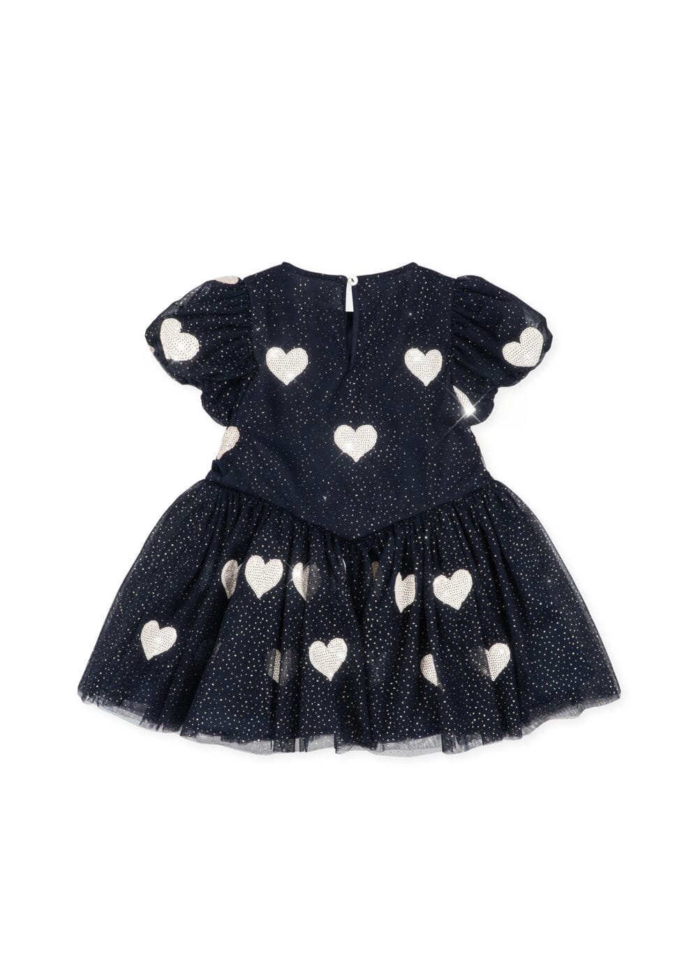Konges Sløjd - Heartlily Dress Grs Ks106492 - Coeur Night Sky Kjoler 