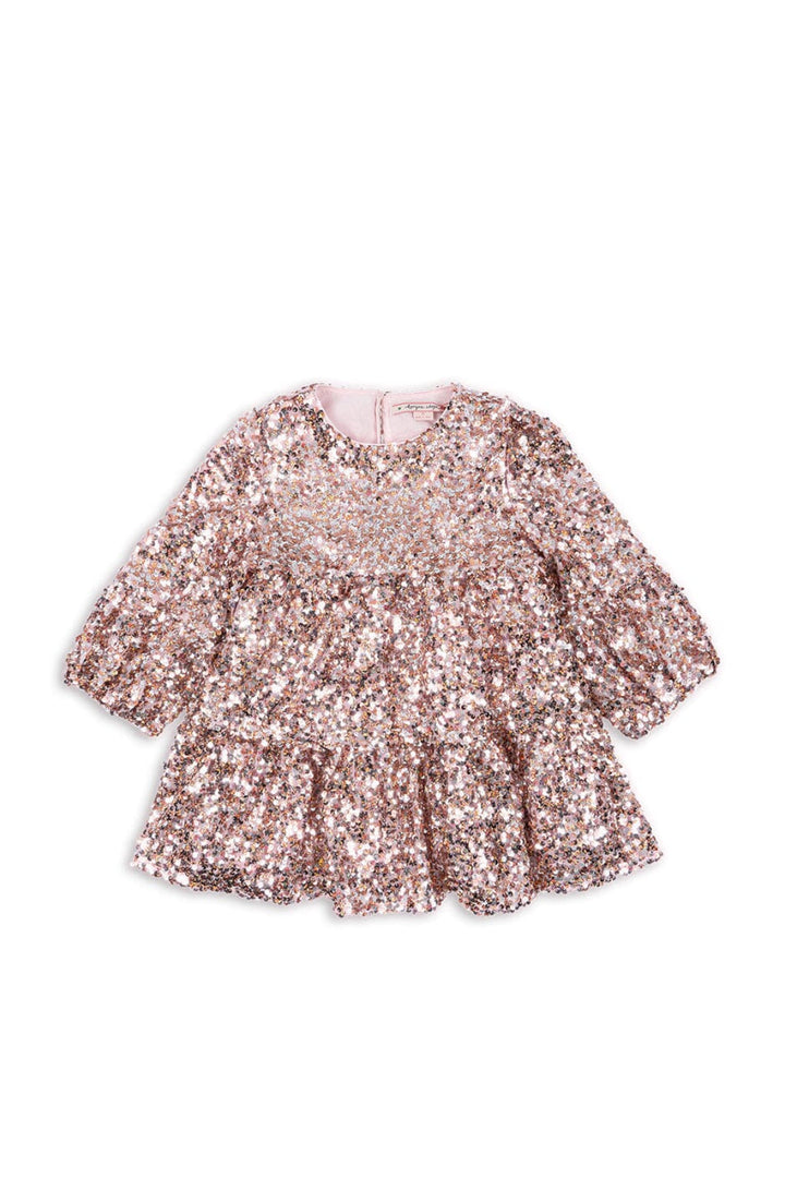Konges Sløjd - Lila Sequins Dress Ks107391 - Grey/rosa