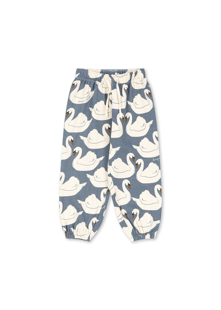 Konges Sløjd - Loupy Print Sweat Pants Gots Ks106115 - Swan