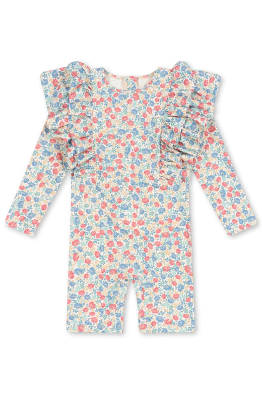 Konges Sløjd - Manuca Frill Onesie Grs Ks102511 - Fiola