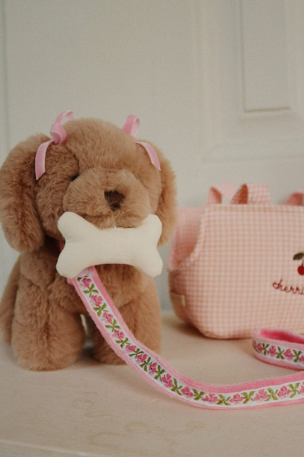 Konges Sløjd - Maude Puppy Ks102766 - Pink Check