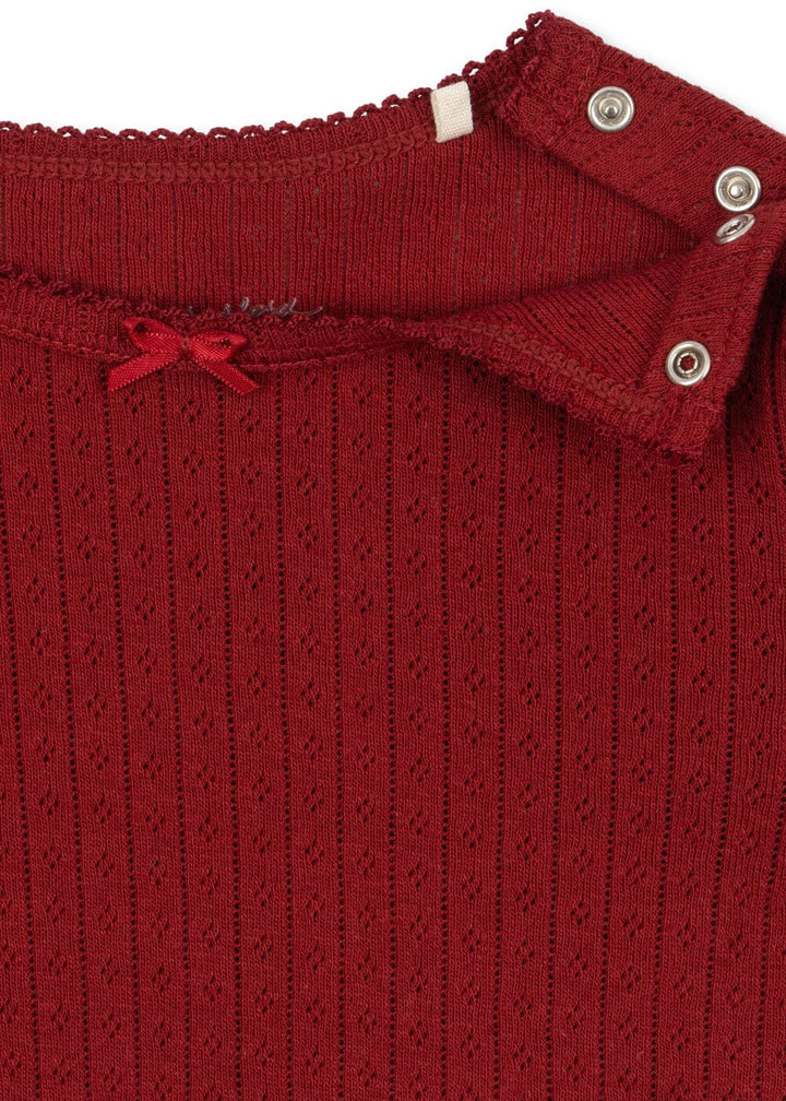 Konges Sløjd - Minnie Blouse Gots Ks104372 - Red Dahlia Bluser 