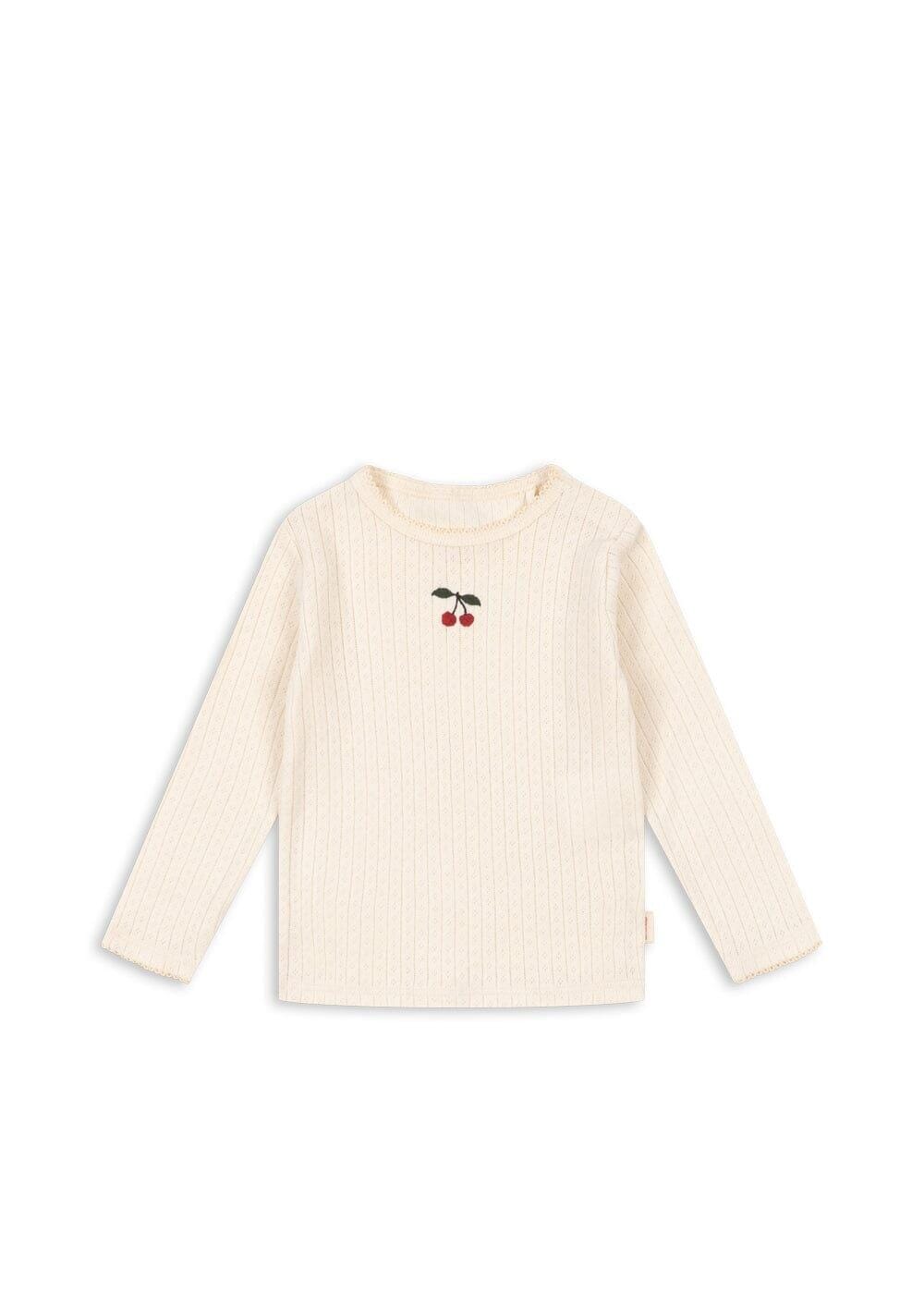 Konges Sløjd - Minnie Blouse Gots Ks106558 - White Smoke