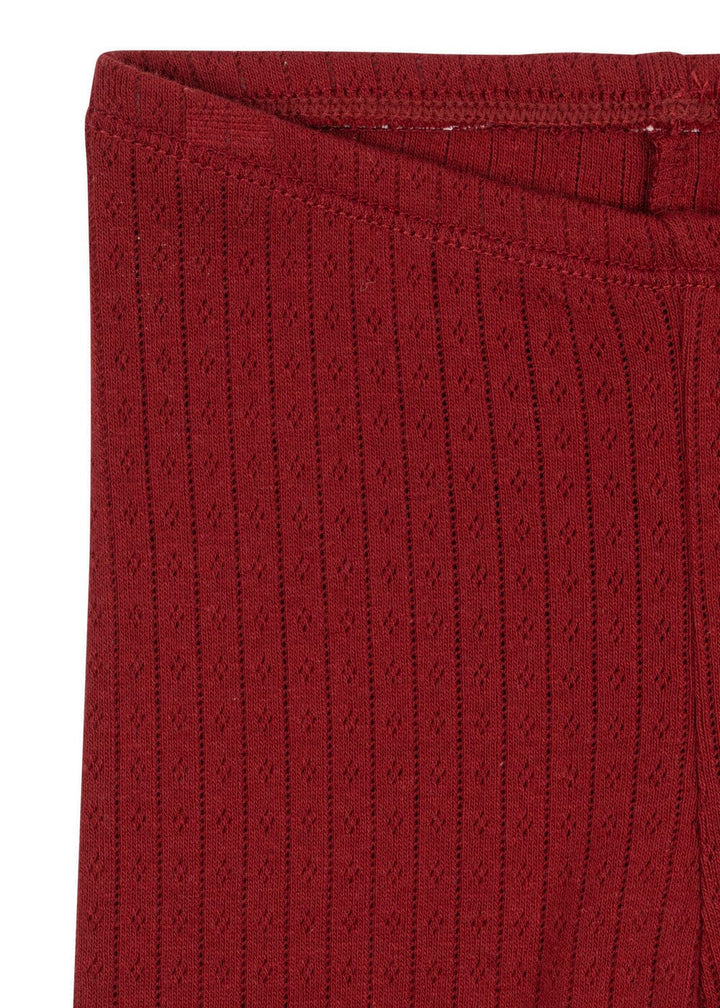 Konges Sløjd - Minnie Pants Gots Ks104378 - Red Dahlia Bukser 