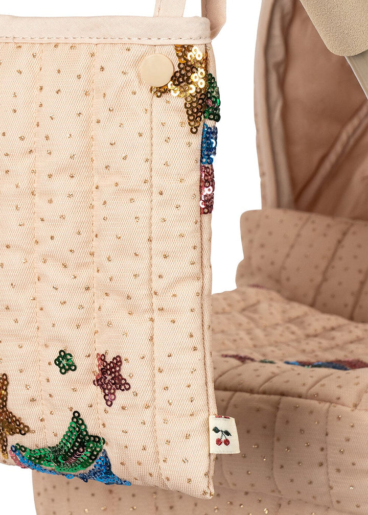 Konges Sløjd - Minnie Tulle Doll Pram Ks106300 - Rainbow Star