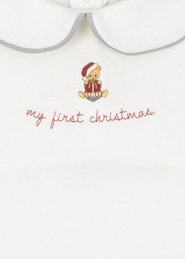 Konges Sløjd - My First Christmas Onesie Gots Ks107961 - Optic White