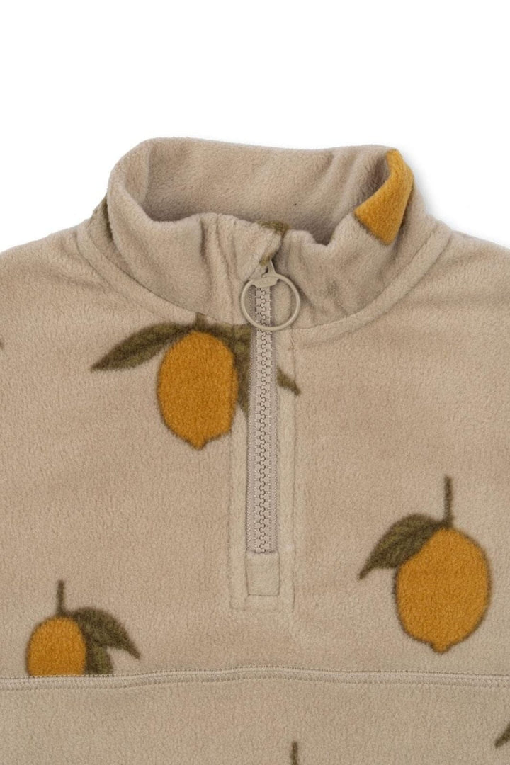 Konges Sløjd - Tavi Fleece Sweatshirt Grs - Mon Grand Citron