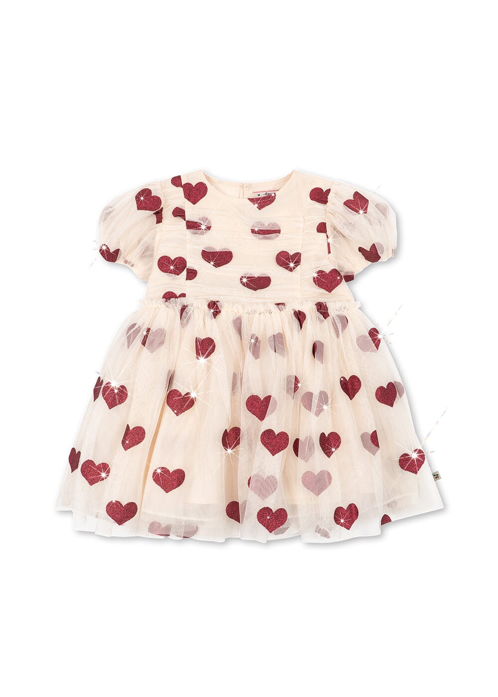 Konges Sløjd - Tullie Dress Grs Ks106301 - Coeur Glitter
