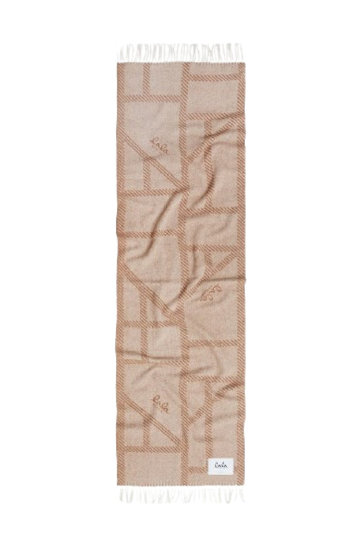 Lala Berlin - Scarf Svea 10015449 - Brown/Beige