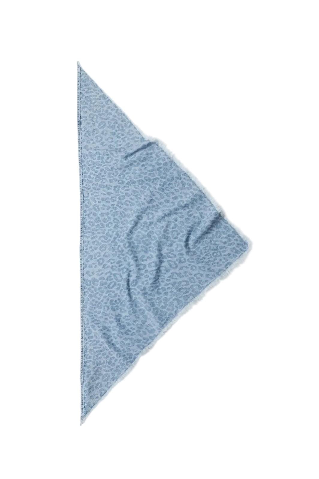 Lala Berlin - Triangle Toni 10021214 - Washed Blue Leo Tørklæder 