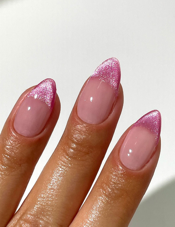 Le Mini Macaron - Gel Manicure Kit Travel Pouch Magnetic Nyhed! KIT027 - Velvel Cat Eye Kit Negleting 