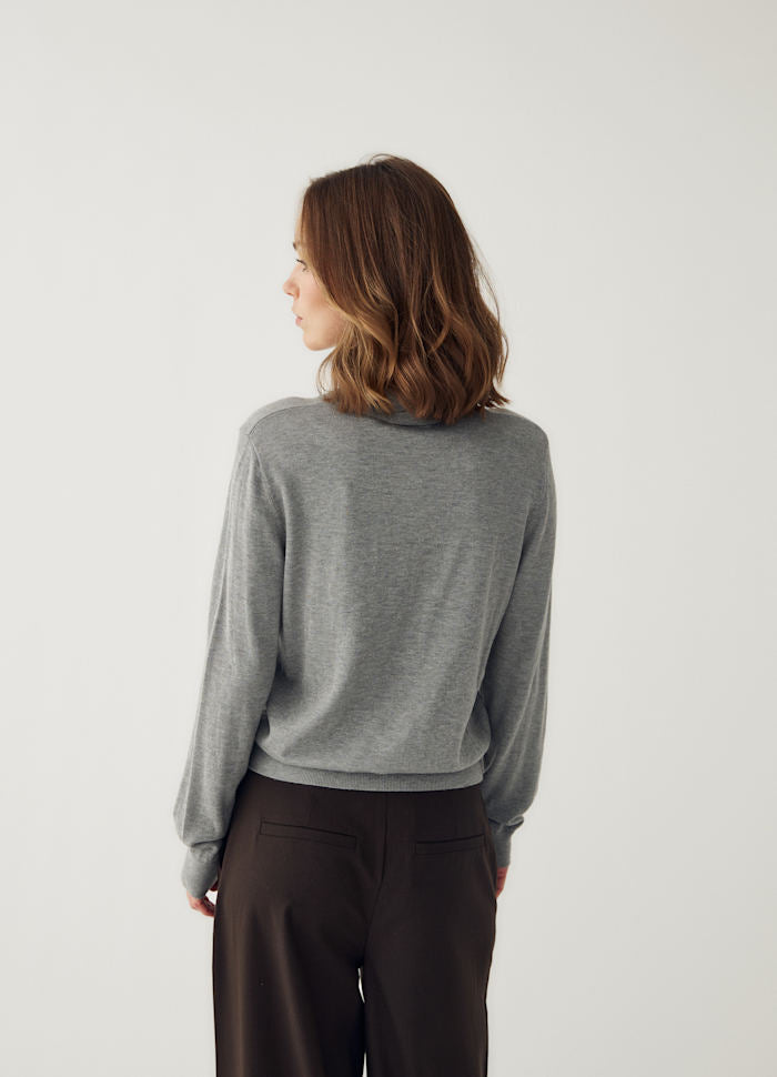 Noella - N-Maxine Knit 14990001 - 972 - Medium Grey Mel.