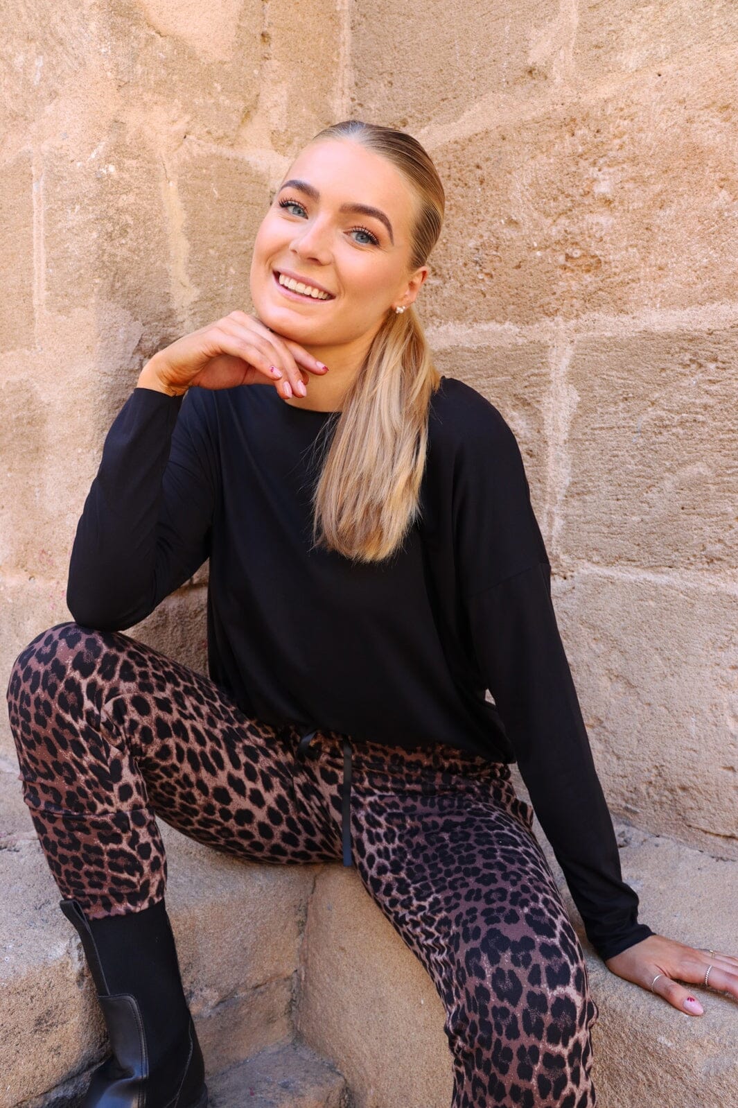 Liberte - Alma-Pants (Fleece) 9350 - Leo Brown