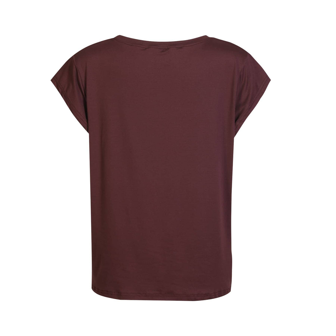 Liberte - Alma-U-Tshirt 9581 - Bordeaux T-shirts 