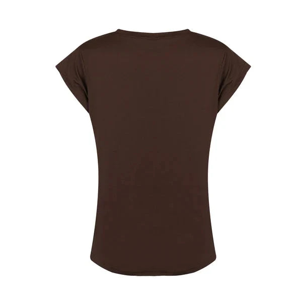 Liberte - Alma-U-Tshirt 9581 - Espresso T-shirts 