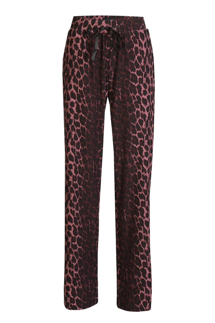 Liberte - Alma-Wide-Pants 9564 - Bordeaux Lux Leo Bukser 