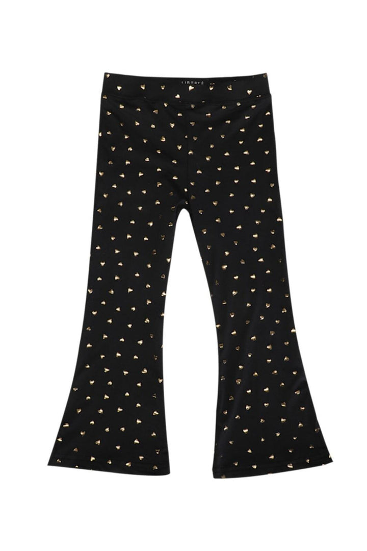 Liberte Ami - Alma-Flair-Pants-Kids 22149 - Black Gold Heart Bukser 