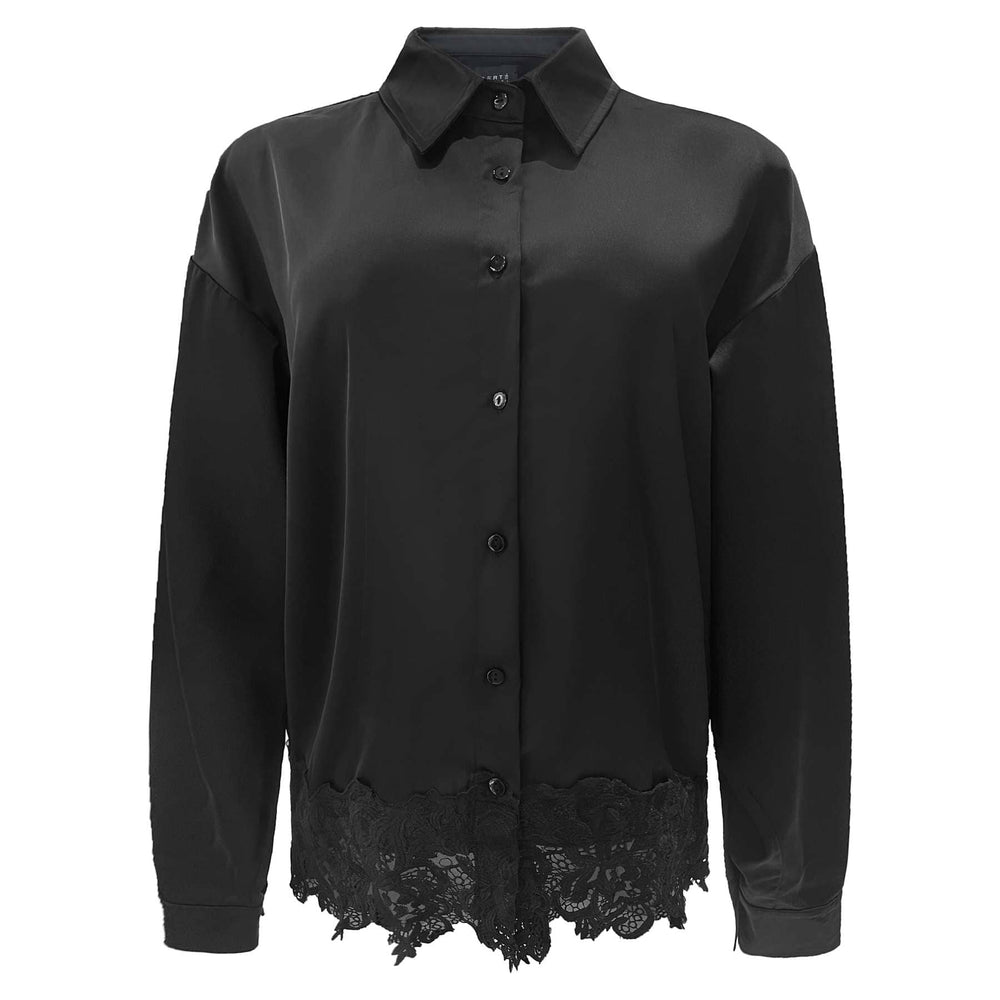 Liberte - Boline-Ls-Shirt 22312 - Black Skjorter 