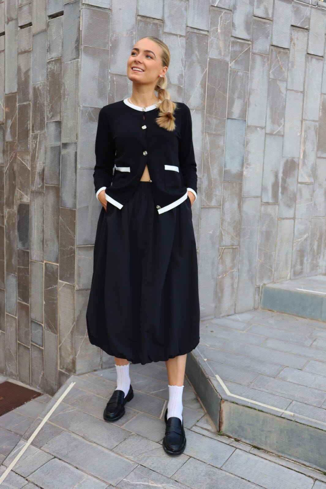 Liberte - Chani Cardigan 22345 - Black Creme