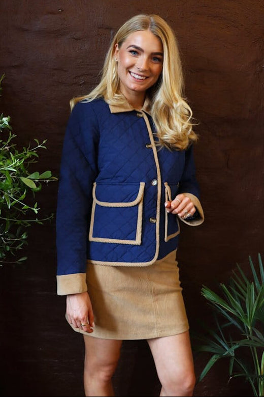 Liberte - Corduroy Mini Skirt 22304 - Sand Nederdele 