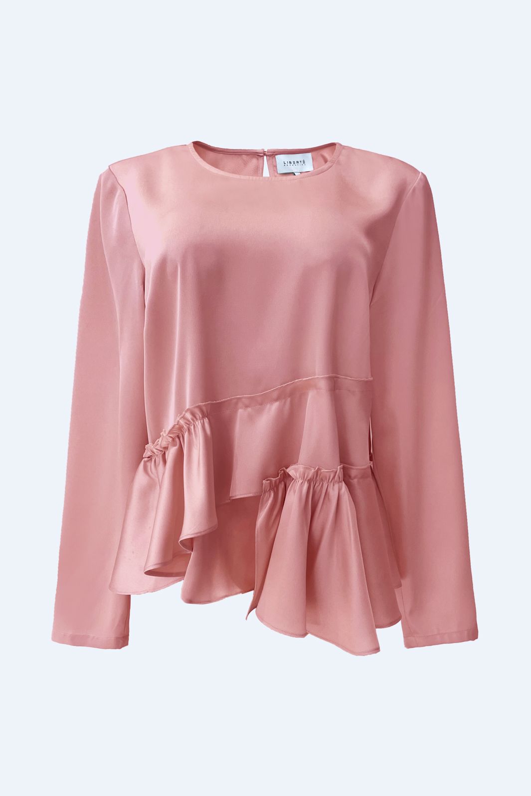 Liberte - Fie Ls Frill Blouse 22466 - Dusty Rose