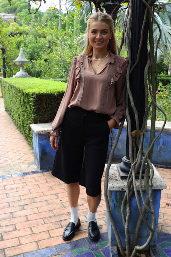 Liberte - Freddy Long Shorts 22369 - Black Shorts 