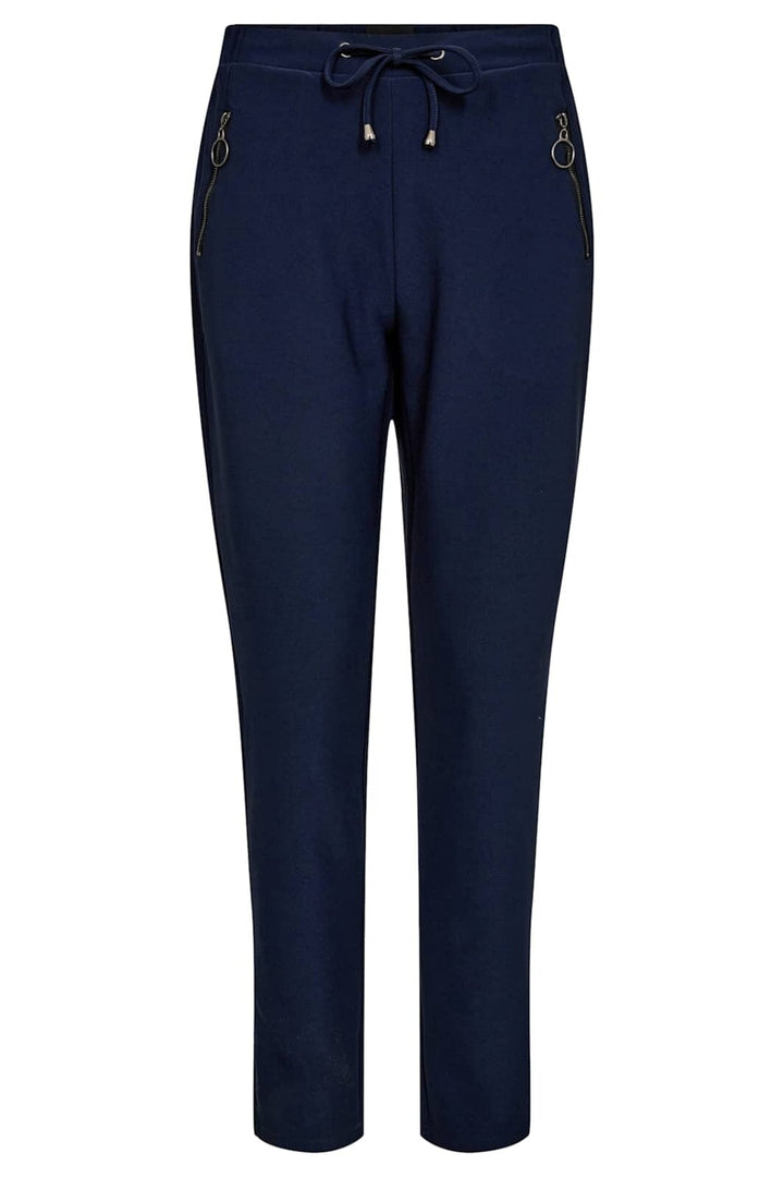 Liberte - Henne-Zip-Pants - Dark Navy Bukser 