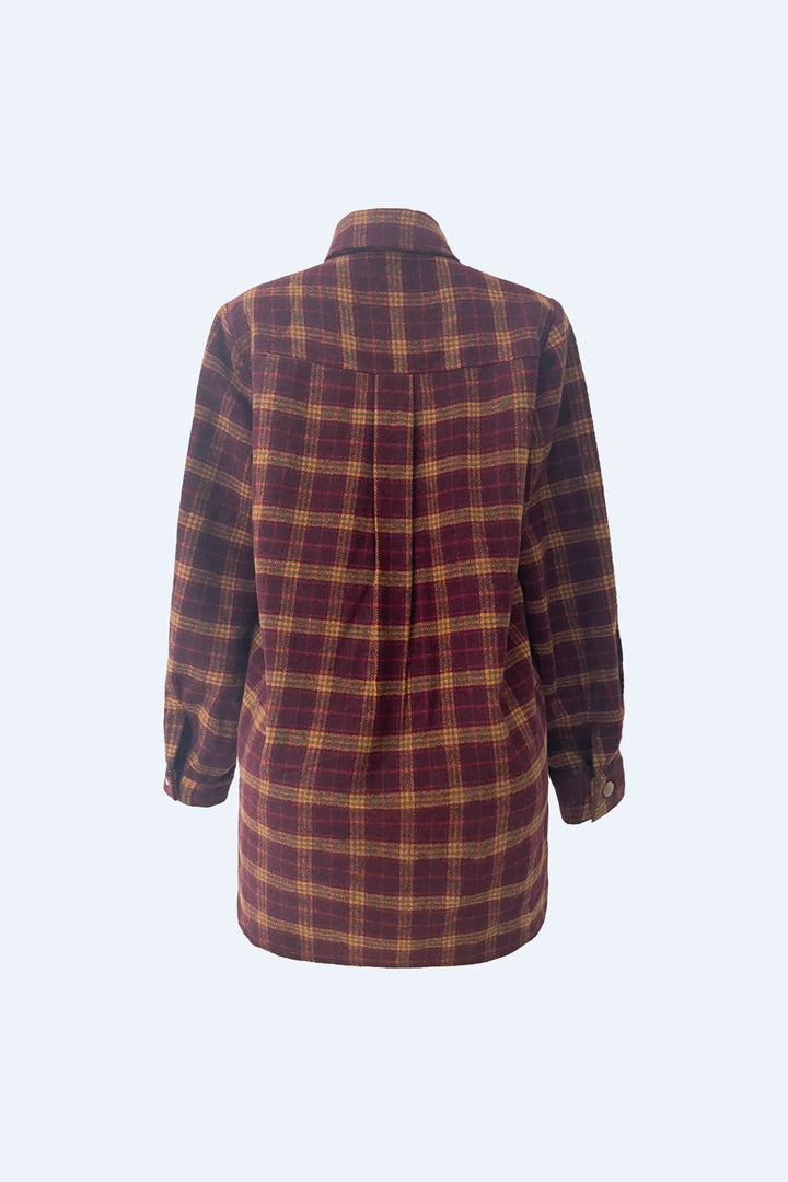 Liberte - Karen Shirt Jacket 22470 - Black Red Check